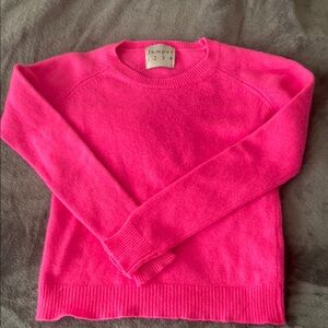 100% Cashmere hot pink crew neck - Jumper 1234